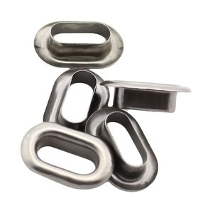 OVAL EYELET 10MM*4MMBuena calidad 10mm*4mm ojal ovalada de metal ojal para prendas de vestir bolso del zapato - Product Image 2