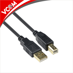 Chapado en oro de alta velocidad impresora USB 2.<span class=keywords><strong>0</strong></span> cable a macho a b macho <span class=keywords><strong>1</strong></span> m 2 m 3 M 5 M <span class=keywords><strong>10</strong></span> M - Product Image 2