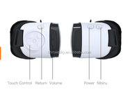 Rockchip rk3288 — écouteurs tactiles full hd de réalité virtuelle, casque tout-en-un VR, CX-V5 5.5 pouces, 1080p