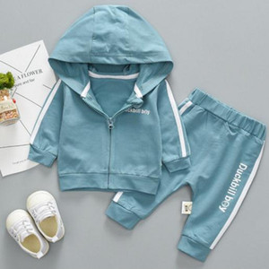Linnen springloaded's of <span class=keywords><strong>the</strong></span> baby of <span class=keywords><strong>the</strong></span> baby long sleeve sports set two pieces - Product Image 5