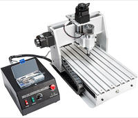 Handi Hobby DIY Mini Desktop CNC Router 3020 3-assige 300W Spindelmotor 1500mm/min Snelheid voor Hout PCB Aluminium