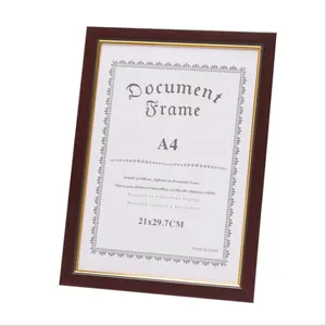 Bulk wholesale A4 PS plastic certificate picture photo frame A3 Document display frame A2 A1 poster frame bulk