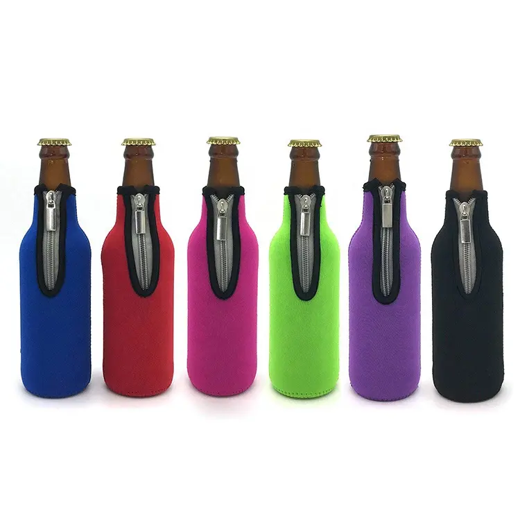 Beer Bottle Coolers Neoprene Insulators drink color sleeve