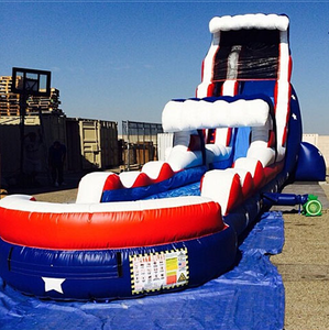 <span class=keywords><strong>Tobogan</strong></span>-parque de atracciones al aire libre, <span class=keywords><strong>tobogan</strong></span> inflable de agua de 53m, Tobogán inflable gigante de cuña <span class=keywords><strong>grande</strong></span> - Product Image 3