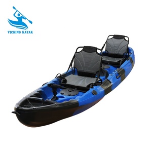 Vicking 12 'Tandem Sit-On-Top Pêche Famille Kayak 2 Personnes ODM Support Kayak Gonflable 4m Longueur LLDPE Hull River Made China - Product Image 3