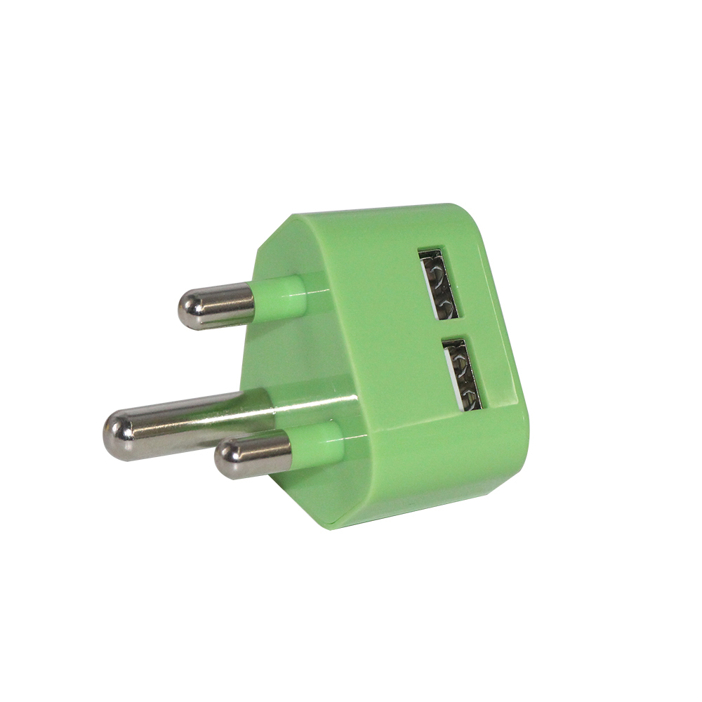Adattatore Da Viaggio Spina Sudafrica A UK 3 Pin Con Messa A Terra - ShaniTech Bianco