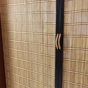 Portas dobráveis para material de bambu
