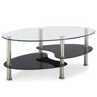 Meubles de salon, table basse design pour la maison, table en verre, meubles