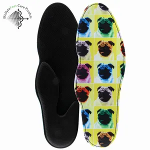 Siêu Hấp Thụ Sốc Thể Thao Insole PU Foam Insole In Ấn Thiết Kế Cho Pu Insole