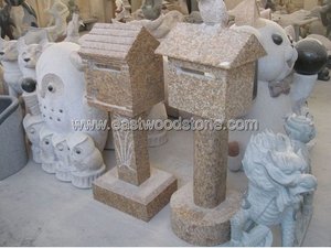 Boîtes aux lettres en granit paysager, <span class=keywords><strong>pierre</strong></span> bleue naturelle, pour les pays européens - Product Image 2