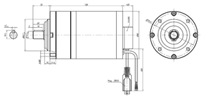 <span class=keywords><strong>Moteur</strong></span> à engrenages CC à faible vitesse durable à aimants permanents sans balais 24V 90mm avec un couple de 15N.m et une protection IP42 pour <span class=keywords><strong>portail</strong></span> <span class=keywords><strong>battant</strong></span> - Product Image 4