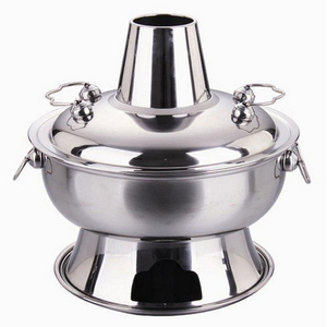Brûleur à charbon en acier inoxydable de style chinois traditionnel pour fondue thaïlandaise Shabu Shabu - Product Image 3