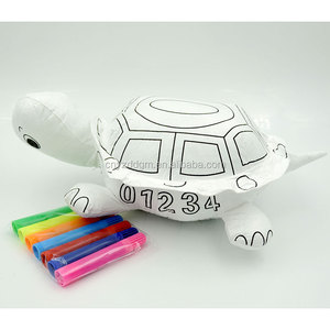 Creative Educational Kids <strong>Toys</strong> DIY Painting Animals Stuffed <strong>Turtle</strong> Tortoise Children <strong>Toy</strong> Birthday Gifts Paint Your Own <strong>Turtle</strong> - Product Image 3