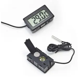 Thermomètre numérique LCD, sans fil, pour homme et femme, capteur de température, thermostat, station météo