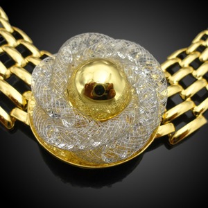 2017 Fashion Dubai Gold Jewelry Sets Big <strong>Costume</strong> Jewelry Sets FHK2349 - Product Image 3