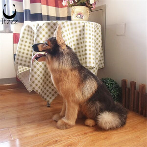 Muñeca de perro de tamaño Real, modelo de perro <span class=keywords><strong>pastor</strong></span> de simulación, decoración para niños, piezas de juguete de tamaño Real - Product Image 4