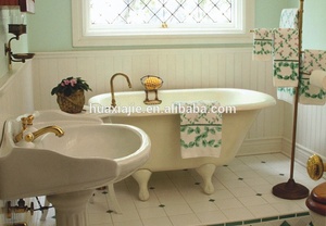 Atacado Moderno Branco PVC Frisado Plank Paneling Fireproof para Apartamento Decoração Bens Chineses - Product Image 6