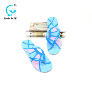 Pantoufles brodées et personnalisées, ombré blanc en pvc, vente en gros - Product Image 5