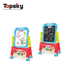 Learning item portable double-sided magnetic painting board children stand writing magnetic drawing board for kids