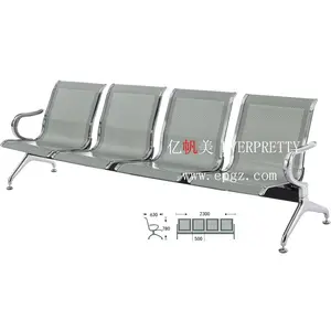 4-seater 병원 의자 스테인리스 공항 링크 의자/사용 공항 좌석