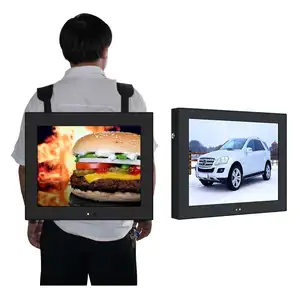 19 inch portable lcd advertising player with network WiFi function