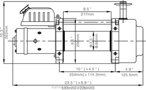 <strong>Runva</strong> Most Popular 15000 Lbs Electric <strong>Winch</strong> - Product Image 2