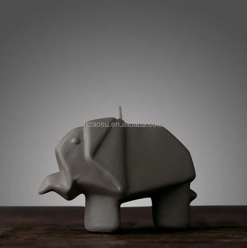 象の形のキャンドル、象のキャンドル
