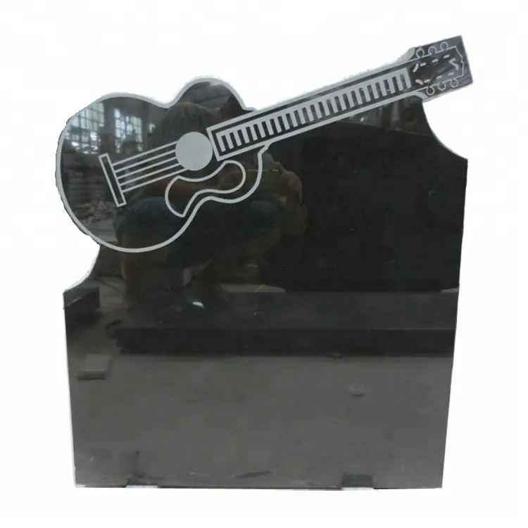 Wholesale granite guitar headstones monuments