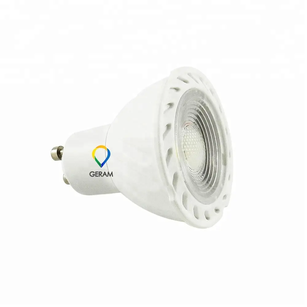 Aluminio de alta calidad CRI 80 ra80 COB regulable 9W 900 lumen 12V mr16 220V gu10 led foco de iluminación