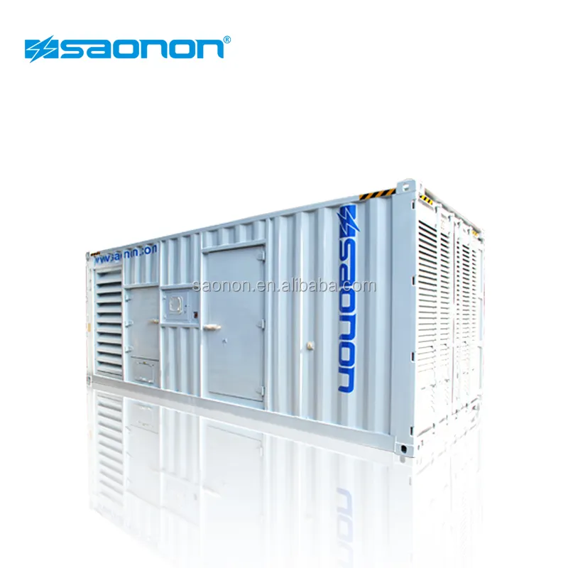 1250kva Container Generator used for power plant with heavy duty containerized genset