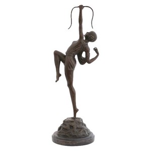 Statue de femme en métal bronze, personnalisé, d'usine, 1 pièce - Product Image 5