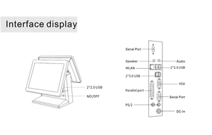 15-zoll-touchscreen-pos-terminal in one for <span class=keywords><strong>the</strong></span> restaurant; 15-zoll-touchscreen-pos-system in one for <span class=keywords><strong>the</strong></span> lottery - Product Image 3