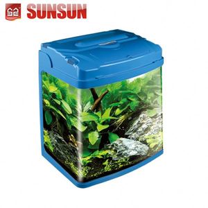 Akuarium SUNSUN HRC-380E Dolphin Ramah Lingkungan Desain Kaca Persegi Panjang untuk Penggunaan Ruang Tamu Grosir - Product Image 5