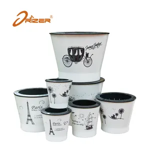 Free sample factory wholesale european style plastic nursery pot ideas garden flower pot