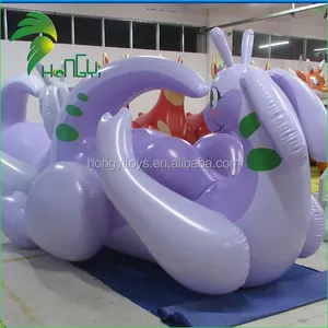 2015弘毅创新设计充气紫龙/inflatabel铺设龙玩具