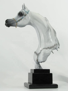 <span class=keywords><strong>Scultura</strong></span> in <span class=keywords><strong>bronzo</strong></span> in metallo da fonderia d'arte in <span class=keywords><strong>bronzo</strong></span> <span class=keywords><strong>scultura</strong></span> in testa di cavallo arabo - Product Image 4