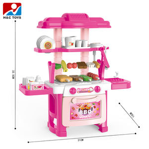 बच्चों खाद्य खिलौनों बच्चों प्लास्टिक बारबेक्यू ग्रिल <span class=keywords><strong>BBQ</strong></span> रसोई सेट खिलौना के लिए 3 + - Product Image 2