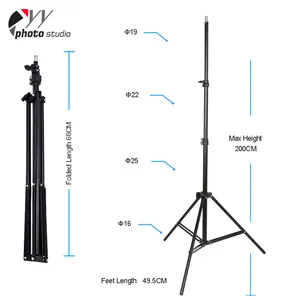 Profissional fabricante e fornecedor de comprimento dobrado 66 centímetros luz fotografia tripé