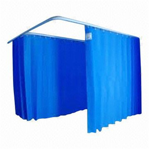 Bệnh Viện Dùng Một Lần Dust Curtain 100% Polypropylene Blue Vách Ngăn Dày - Product Image 3