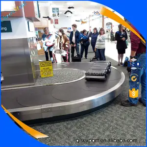 Luggage Conveyor Belt Flat Luggage Belt Conveyor For Airport