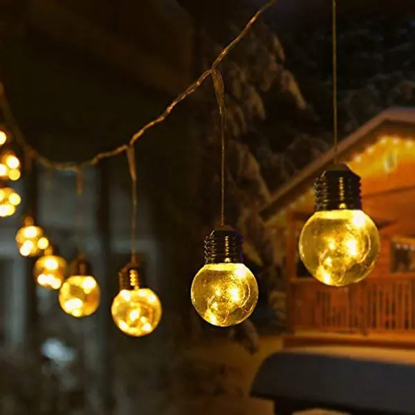 Guirlande lumineuse décoration d'extérieur LED, imperméable, G40, fil de cuivre, éclairage Festival, 32 pieds