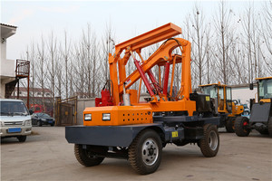 Machine de piquage <span class=keywords><strong>hydraulique</strong></span> vibratoire montée sur <span class=keywords><strong>tracteur</strong></span> pour fondations de clôtures - Product Image 5