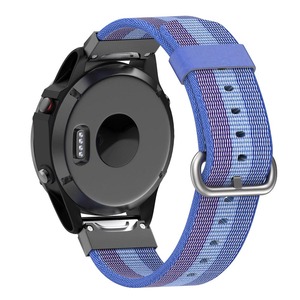 <span class=keywords><strong>Bracelet</strong></span> de <span class=keywords><strong>montre</strong></span> Tschick Fenix 5 Plus, <span class=keywords><strong>bracelet</strong></span> de <span class=keywords><strong>montre</strong></span> tissé en Nylon à dégagement rapide de 22mm pour <span class=keywords><strong>Garmin</strong></span> <span class=keywords><strong>Forerunner</strong></span> <span class=keywords><strong>935</strong></span>/approche S60/Instinct - Product Image 4