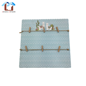 Marcos De Foto di Vendita Calda Sveglio di Figura Del Cuore Della Decorazione Della Parete Appeso Cornice In <span class=keywords><strong>Legno</strong></span> Bordo di Clip Foto Titolare - Product Image 6