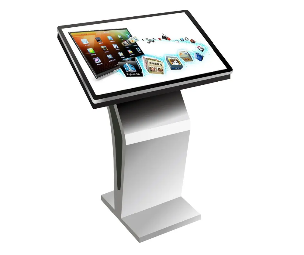 42 นิ้ว interactive การชำระเงิน kiosk self service kiosk หน้าจอสัมผัส terminal kiosk เครื่อง signage display