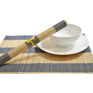 竹编餐垫，竹桌哑光批发