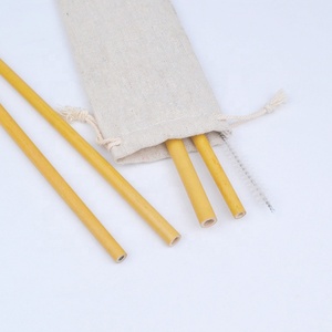 Hot Selling High Quality Natural Biodegradable <strong>Bamboo</strong> Wooden Drinking <strong>Straws</strong> with Custom logo - Product Image 4