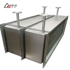 Vapor de tubo de aluminio de aletas caliente intercambiadores de unidad de bobinas para horno de curado