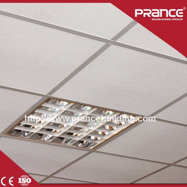 Fissurée/Sténopé/Sable Minérale Panneau De Plafond En Fiber