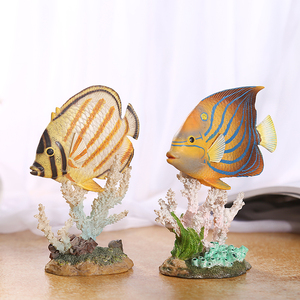Quà Tặng Điêu Khắc Nhựa Resin Tượng Tùy Chỉnh Nhà Máy Đồ Lưu Niệm Bể Cá Tượng Điêu Khắc Trang Trí Nhà Cửa Tượng Cá Biển - Product Image 3